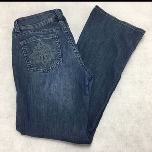 Cabi Jeans Stella Celtic Knot Bootcut Size 10